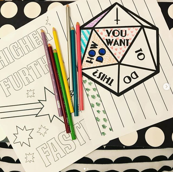 Free Nerdy Coloring Pages!
