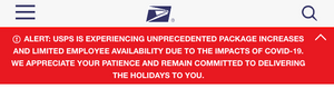 USPS experiencing delays in transit and deliveries