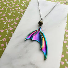 Magical Multichrome Dragon Wing Pendant