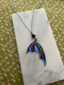 Magical Multichrome Dragon Wing Pendant