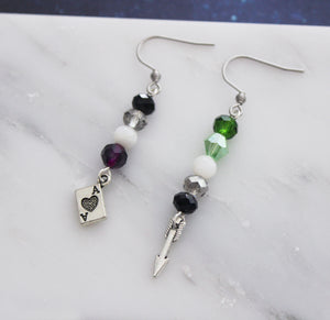 Pride Puns: Aro and Ace Earrings