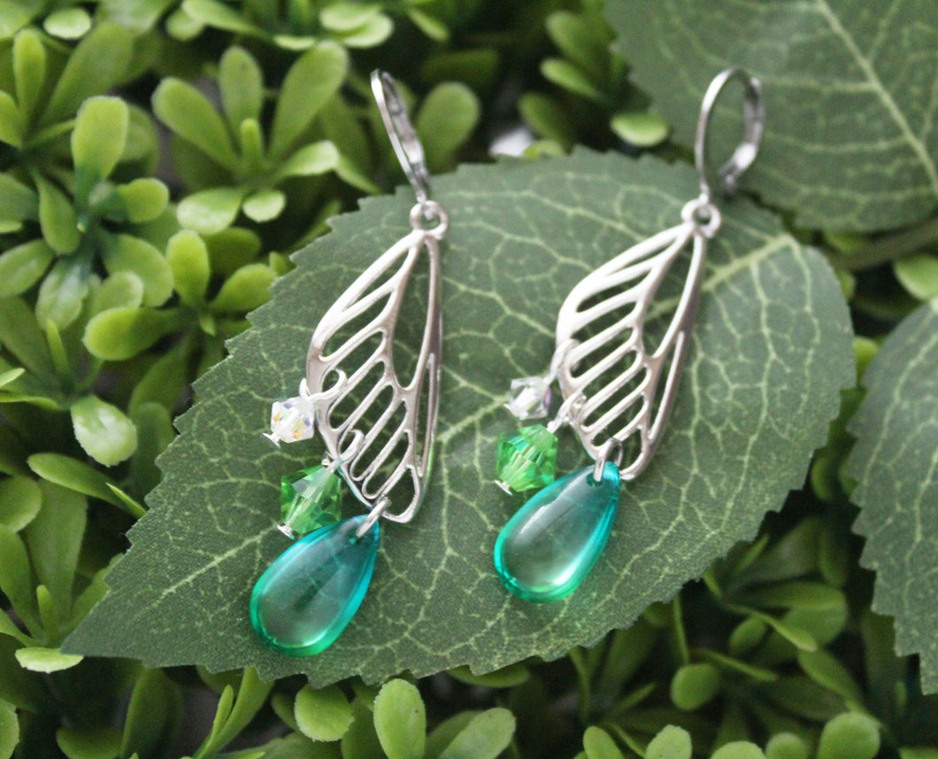 Faerie Dragonfly Wing Earrings