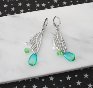 Faerie Dragonfly Wing Earrings