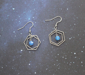 Hexcore Arcane Magic Earring 3D Geometric