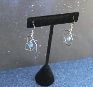 Hexcore Arcane Magic Earring 3D Geometric
