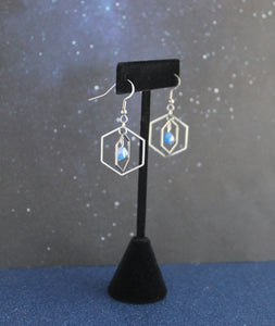 Hexcore Arcane Magic Earring 3D Geometric
