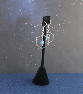 Hexcore Arcane Magic Earring 3D Geometric