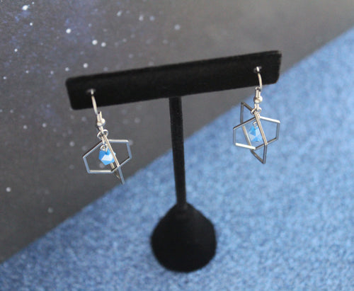 Hexcore Arcane Magic Earring 3D Geometric