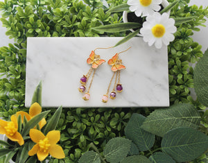 Sunset Butterfly Earrings