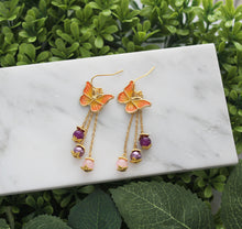 Sunset Butterfly Earrings