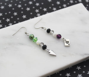 Pride Puns: Aro and Ace Earrings