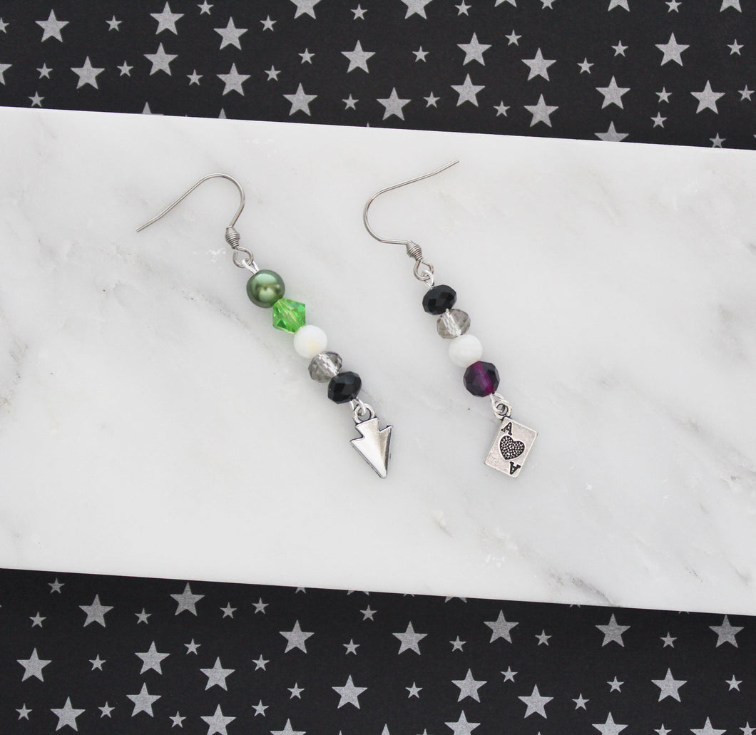 Pride Puns: Aro and Ace Earrings