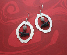 Raven Portrait Earrings