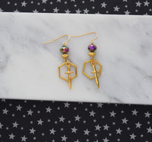 Royal Gold Blade Earrings