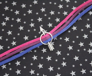 Bi Flag Arrow Bracelet