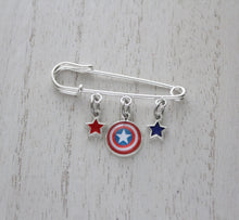 Cap Safety Pin Style Pin