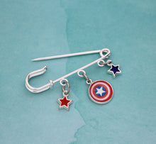 Cap Safety Pin Style Pin