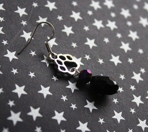 Purrfect Cat Paw Earrings