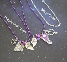 Clint and Pizza Dog Best Friends Necklace Set