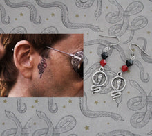 Crowley Snake Charm Earrings