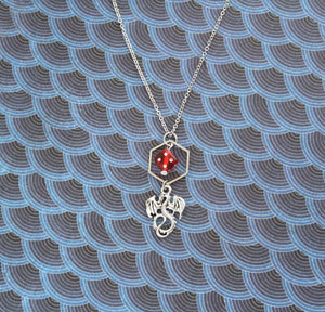 Dice and Dragon Necklace