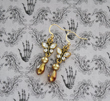 Edith Gold Butterfly Earrings
