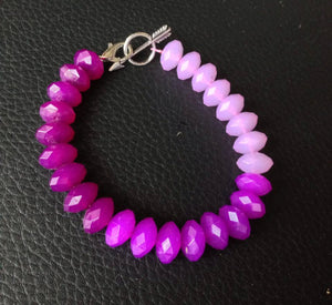 Purple Ombre Arrow Bracelet