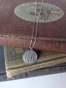 Artisan Pewter Charm Pendant for Friendship and Love