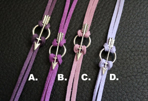 Purple Arrow Bracelet, 4 Colors Available