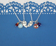 Tony and Peter Friendship Necklace Set