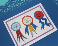 Heroic Motivational Postcard (Worthy Trio)