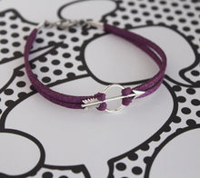 Sparkle Purple Arrow Bracelet