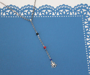 Spider Y-Chain Necklace