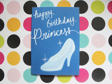Cinderella Princess Birthday Card