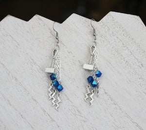 God of Thunder and Lightning Earrings