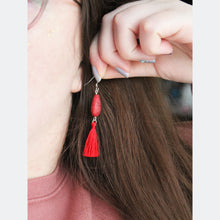 Scarlet Witch Tassel Earrings