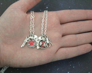 Bucky and Natasha Best Friends Necklace Set