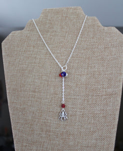 Spiderman Lariat Necklace