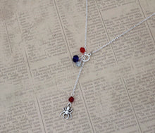 Spiderman Lariat Necklace