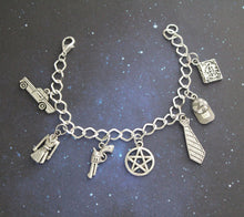 Silver Supernatural Charm Bracelet