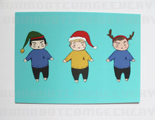 Star Trek Holiday Post Card