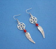 Silver Supernatural Earrings