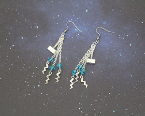 God of Thunder and Lightning Earrings