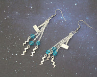 God of Thunder and Lightning Earrings