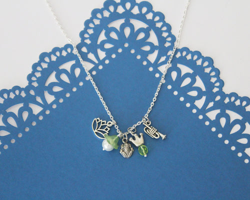 Frog Princess Charm Necklace