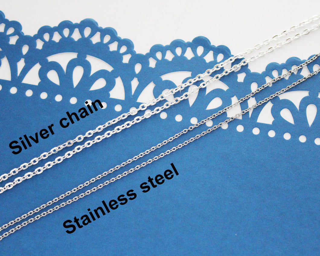 Silver Star Steve Bucky Necklace Set