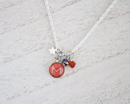 Scarlet Wanda Charm Necklace